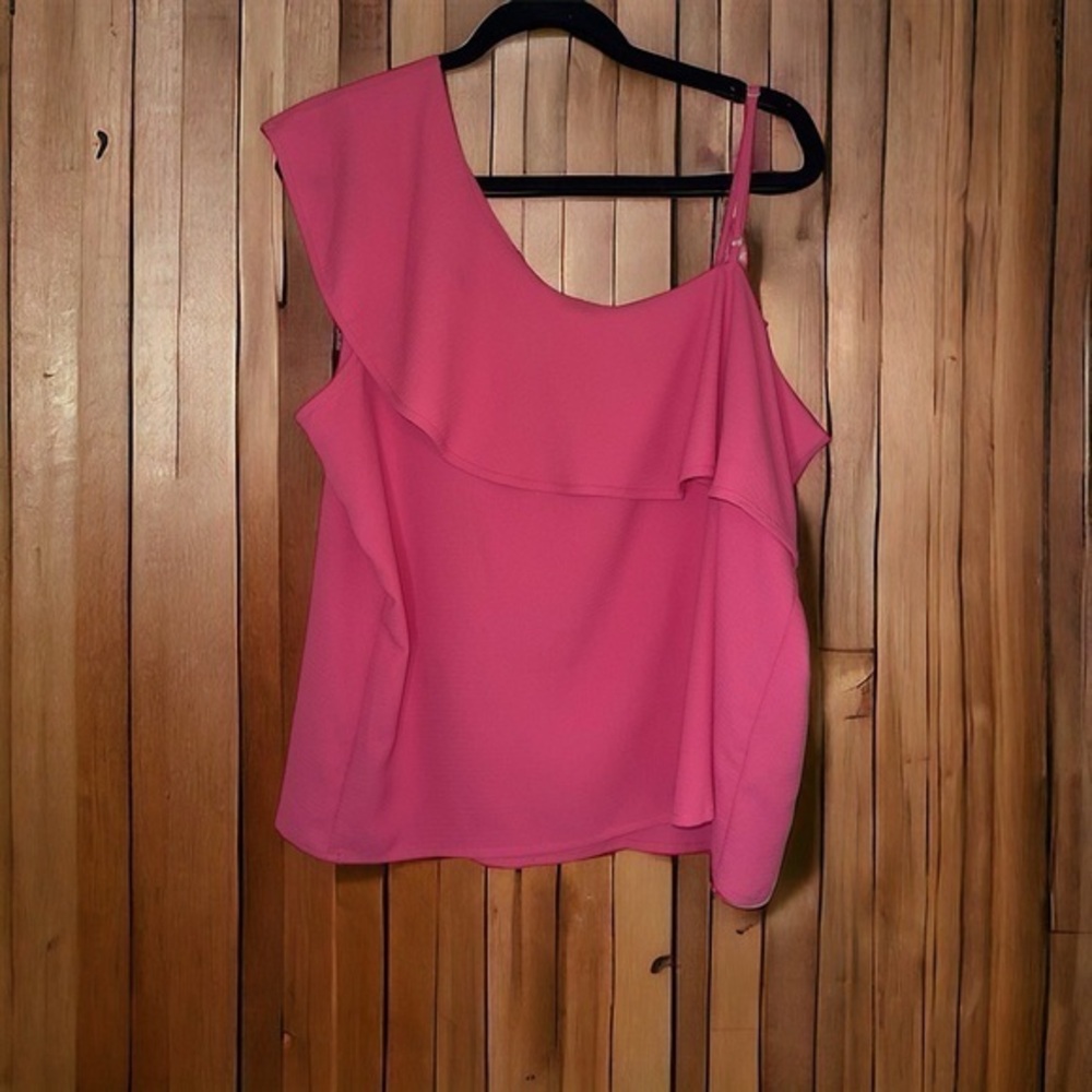 NEW!! Charlie Paige One Shoulder Ruffle Top